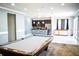 Bright game room featuring a pool table and convenient bar area with modern appliances at 184 Lake Smart Cir, Winter Haven, FL 33881