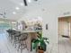 Kitchen with bar seating with views of the pool at 1150 Carmel Cir # 301, Casselberry, FL 32707