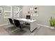Well-lit office space with neutral tones, modern decor and large windows at 16217 Prairie School Dr, Winter Garden, FL 34787