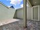 Enclosed patio with stone pavers at 16217 Prairie School Dr, Winter Garden, FL 34787