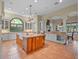 Spacious kitchen with a large island and ample counter space at 2001 Bett Mar Ln, Winter Park, FL 32789