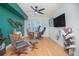 Modern office space features stylish decor and hardwood floors, great for a productive work environment at 204 E South St # 2061, Orlando, FL 32801
