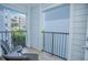 Balcony area for relaxation and outdoor enjoyment at 204 E South St # 2061, Orlando, FL 32801