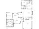 Detailed floor plan showcasing layout of rooms, including bedrooms, living areas, and garage at 5212 Waterwood Run, Bartow, FL 33830