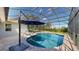 Inviting screened-in pool area with sun loungers for relaxation and enjoyment at 6152 Meriwether, Winter Garden, FL 34787