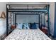 This bedroom has a comfortable bunkbed, plush pillows, and playful decor offers cozy, kid-friendly charm at 6874 Sperone St, Orlando, FL 32819