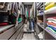 Beautiful walk-in closet offering custom shelving, drawers, and ample space for clothing storage at 6874 Sperone St, Orlando, FL 32819