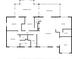 Detailed floor plan featuring bedrooms, kitchen, living room, and screened porch layout at 1299 Harding Street, Winter Park, FL 32789