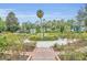 Rose garden park with a fountain in the middle of the sidewalk at 1299 Harding Street, Winter Park, FL 32789