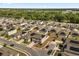 Wide aerial view showcasing community's homes, landscape, and neighborhood layout at 542 Patton Loop, Bartow, FL 33830