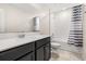 Bathroom features a vanity with solid counters, a tub, and a shower at 542 Patton Loop, Bartow, FL 33830