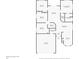 A detailed floor plan of the home showcasing the layout of rooms and dimensions at 9301 Echo Run, Orlando, FL 32817