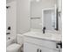 Bright white bathroom featuring modern fixtures and a combination shower and tub at 5133 Passion Flower Way, Winter Garden, FL 34787