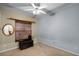 Bedroom featuring a window with blinds, carpet, and neutral paint at 889 Kensington Gardens Ct, Oviedo, FL 32765