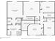 Second floor plan featuring bedrooms, bathrooms, closets and loft at 10033 Hart Branch Cir, Orlando, FL 32832