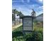 Community entrance sign for 