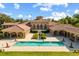 Gorgeous outdoor space showcasing stunning pool and veranda at 1112 Orange Ave, Winter Springs, FL 32708