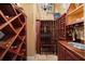 Custom wine cellar with ample storage and elegant design at 1112 Orange Ave, Winter Springs, FL 32708