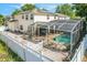 View of the screened pool, perfect for swimming and relaxing in your backyard at 1188 Foxforrest Cir, Apopka, FL 32712