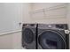 Convenient laundry area with Samsung washer and dryer at 12188 Ryegrass Trl, Orlando, FL 32824