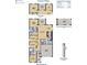 Detailed floor plan showcasing the layout of the home including bedrooms, bathrooms, kitchen and living areas at 14599 Crestavista Dr, Clermont, FL 34714