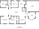Detailed floor plan showcasing bedrooms, baths, living spaces, kitchen, dining, garage and total square footage at 1631 Oak Hill Trl, Kissimmee, FL 34747