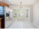 Cozy kitchen nook with a bay window offers a bright and inviting space for casual dining at 1631 Oak Hill Trl, Kissimmee, FL 34747