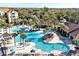 Aerial view of the community pool at 2781 Almaton Loop # 105, Kissimmee, FL 34747