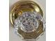 Close-up of a decorative glass and brass doorknob at 567 E Orange St # 567, Altamonte Springs, FL 32701