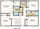 Upper floor plan featuring primary suite, bedrooms 2-4, laundry and 2 baths at 571 Wayland Dr, Haines City, FL 33844