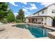 Beautiful backyard pool area, ideal for relaxing and enjoying outdoor living at this lovely home at 645 Manor Rd, Maitland, FL 32751