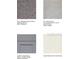 Selection of flooring, cabinets, and quartz samples to customize your home at 7335 Capstone Dr, Groveland, FL 34736