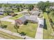 Aerial view of the property showcasing the landscaping and outdoor features at 2945 Juniper Dr, Edgewater, FL 32141