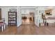 Welcoming entry foyer leading to living areas, featuring wood-look floors and french doors at 3015 Dawley Ave, Orlando, FL 32806
