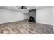View of the living room featuring hardwood floors, fireplace, and recessed lighting at 505 Lake Shore Dr, Maitland, FL 32751
