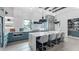 Spacious kitchen with a marble island, stainless steel appliances, and custom cabinetry at 532 Worthington Dr, Winter Park, FL 32789