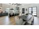 Stunning kitchen with a large island, marble countertops, a dining table, and modern finishes at 532 Worthington Dr, Winter Park, FL 32789