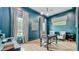 Stylish office with hardwood floors, natural light, and elegant decor at 532 Worthington Dr, Winter Park, FL 32789