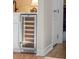 Close-up of the wine bar with a stainless steel beverage cooler at 6037 Lake Erie Rd, Groveland, FL 34736