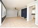 Open living space with tile flooring, a ceiling fan, and gray painted walls at 607 Brittany Ct, Casselberry, FL 32707