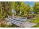 Relaxing hammock nestled amongst lush bamboo and greenery, creating a peaceful outdoor escape at 6816 Greengrove Blvd, Clermont, FL 34714