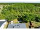 Birds-eye view of the backyard and wooded space behind the house at 19319 Briercrest Trl, Orlando, FL 32833