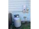 Exterior shot of a silver propane tank beside an electrical box at 2154 Lake Christie Dr, Orlando, FL 32809