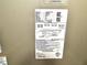 Close up of HVAC installation instructions and regulatory markings at 216 Grove Branch Rd, Winter Haven, FL 33880