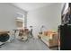 Bonus room featuring drum set, guitar, seating area and television at 2731 Rowan St, Tavares, FL 32778