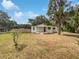 Charming single-story home featuring a well-maintained lawn and inviting blue door at 2845 Ellis Ave, Lakeland, FL 33803