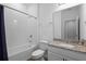 Clean bathroom with tub and vanity at 3532 Yarian Dr, Haines City, FL 33844