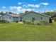Expansive backyard with lush green lawn and well-maintained landscaping at 3823 Martin St, Orlando, FL 32806
