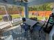 Screened patio with a dining table and chairs, offering an outdoor space to enjoy meals with backyard views at 4382 Sw 171St Pl, Ocala, FL 34473