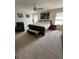 Comfortable bedroom with carpet, ceiling fan and natural light at 439 Sunfish Dr, Winter Haven, FL 33881